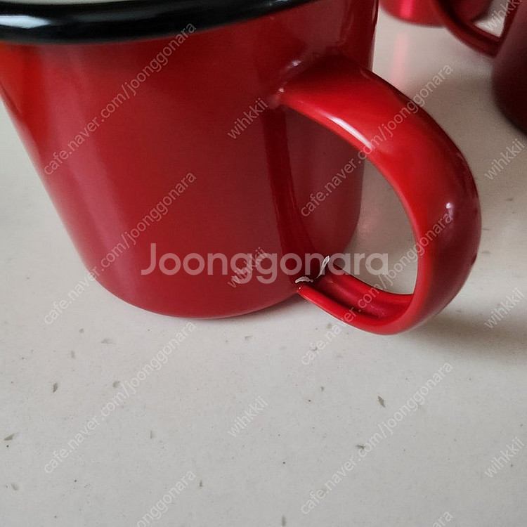 코카콜라 법랑컵,틴재질컵 일괄--4
