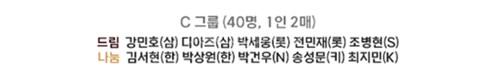 2025 kbo 7/12 올스타 팬사인회 C 그룹 1장...--0