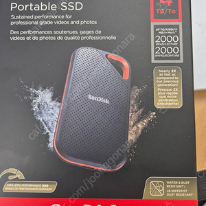 샌디스크 외장 SSD Extreme pro 4T