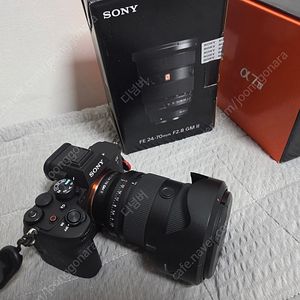 소니 A7m4카메라와 FE 24-70mm F2.8 GM II