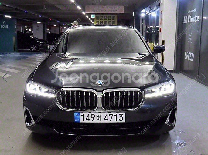 bmw5시리즈중고 1인신조 완전무사고 주행거리 짧은 쌩...--2