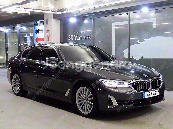 bmw5시리즈중고 1인신조 완전무사고 주행거리 짧은 쌩...--3