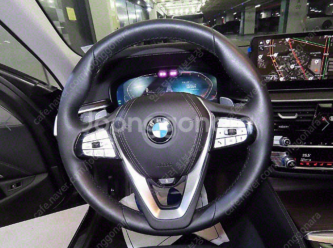 bmw5시리즈중고 1인신조 완전무사고 주행거리 짧은 쌩...--9