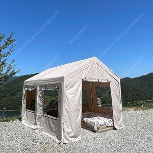 장박텐트 미개봉 새것 캐노피 조립식 천막 이동식 천막 3x3 세모 천장