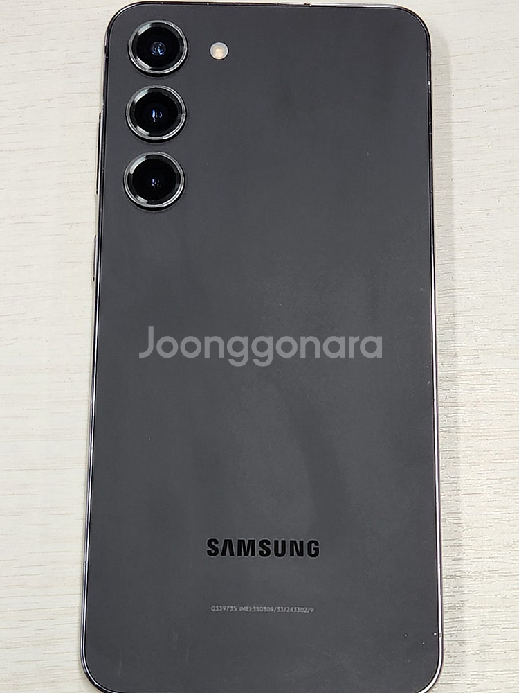 갤럭시 S23플러스 블랙색상 256용량 상태좋은 무잔상...--0