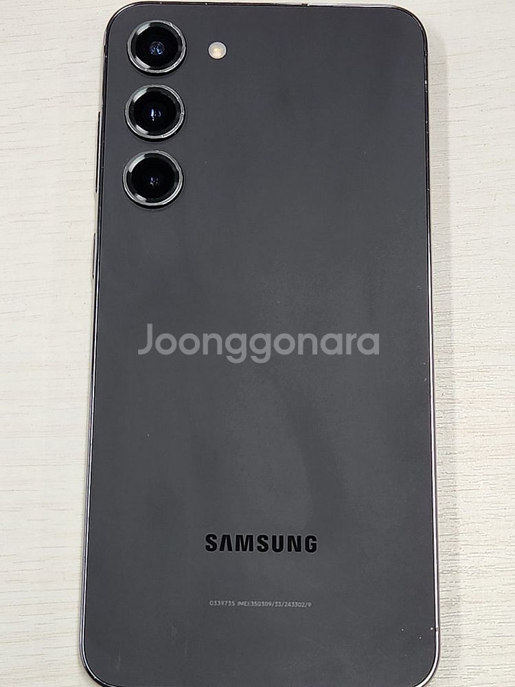갤럭시 S23플러스 블랙색상 256용량 상태좋은 무잔상...--2