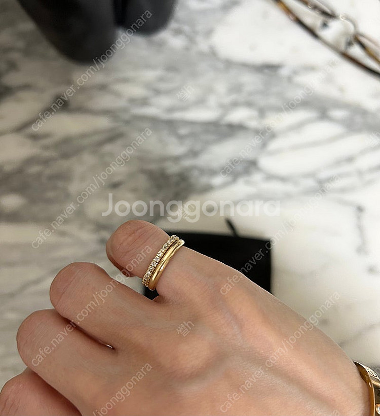 보스크 14k 2mm 데일리 볼륨 링반지--2