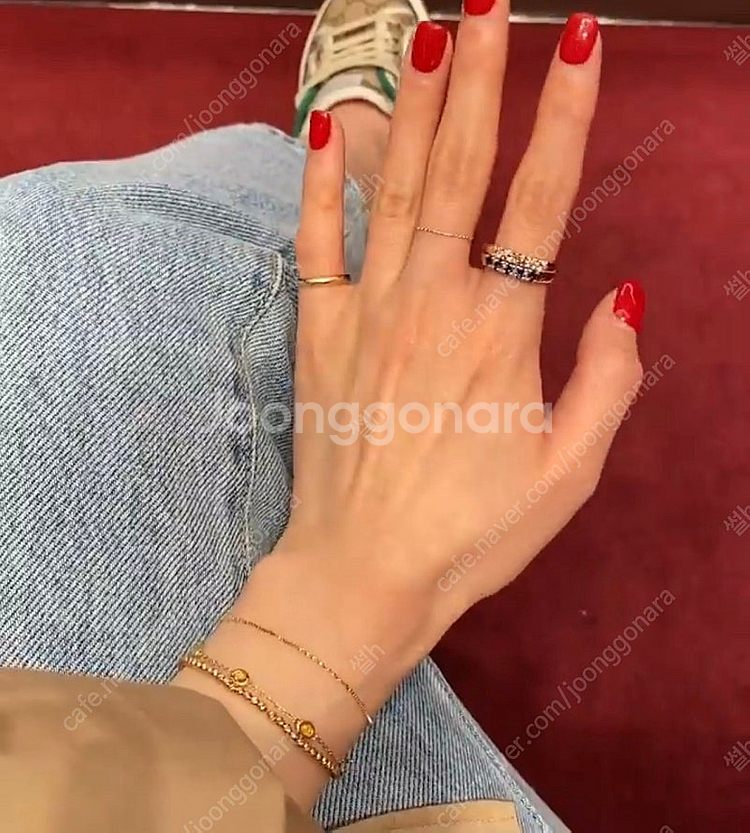 보스크 14k 2mm 데일리 볼륨 링반지--6