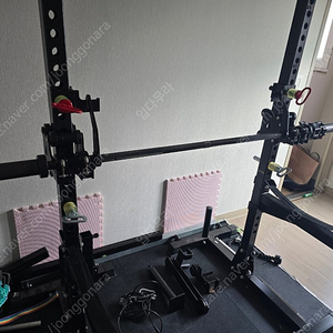 홈짐 분리형랙, 벨트스쿼트, 바벨봉, 원판, 타오 불리 글라이더, 스미스머신, 아리프 벤치, 원판거치대 디오브