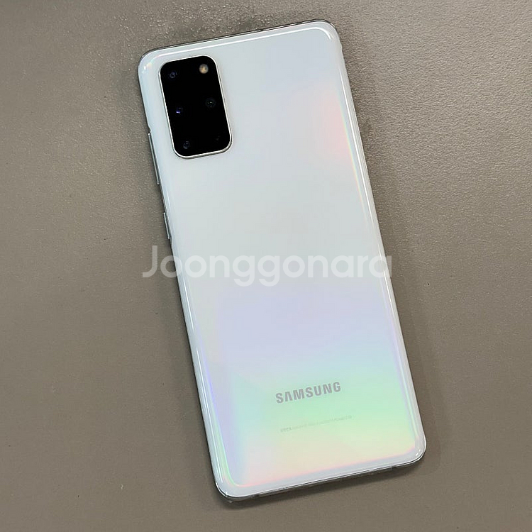 갤럭시S20플러스 화이트색상 256용량 미파손 무잔상 가성비 꿀매물 서브용 배달용 게임용 추천 11만판매합니다--0