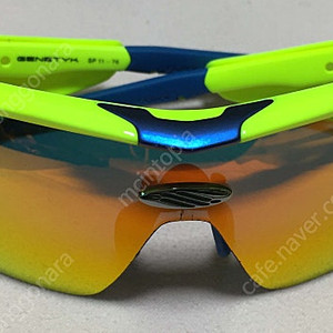 루디 프로젝트 제네틱 선글라스 옐로우 프레임 블루 렌즈 rudy project genetyk yellow fluo frame and LS blue lens