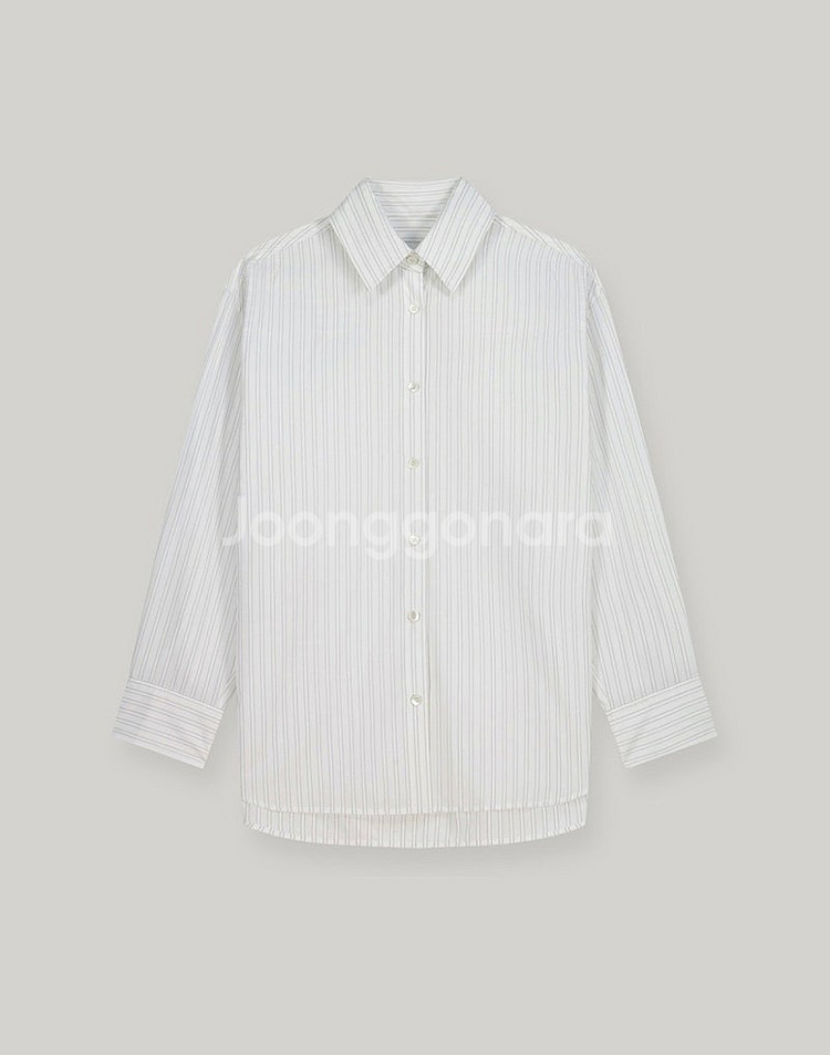 엘보른 Baron Over-Sized Shirt(white)--0