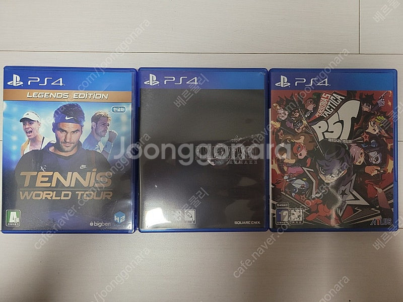 [PS4 중고] 테니스 월드 투어, 파이널 판타지7 리...--0