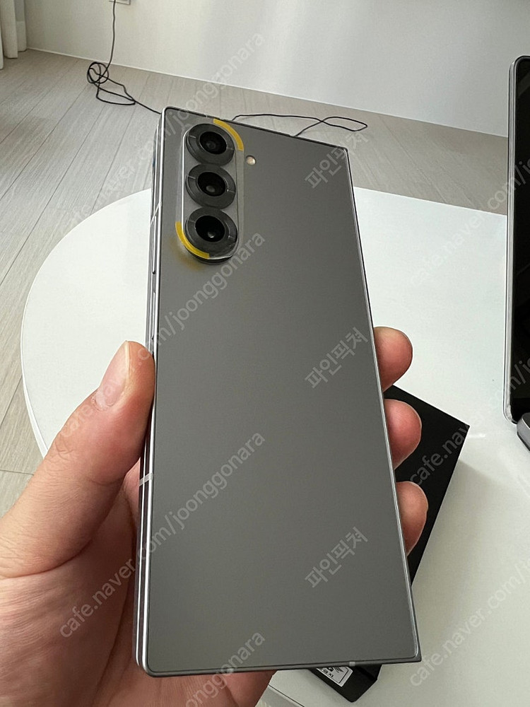 갤럭시 Z폴드6 실버 512g 올갈이 (LGU) (삼케플 양도가능) 이미지