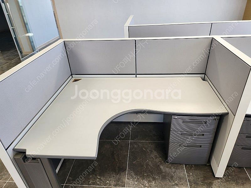 퍼시스 책상+서랍 세트(L형 퍼즐책상+서랍 SD316,...--0