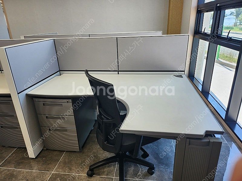 퍼시스 책상+서랍 세트(L형 퍼즐책상+서랍 SD316,...--5