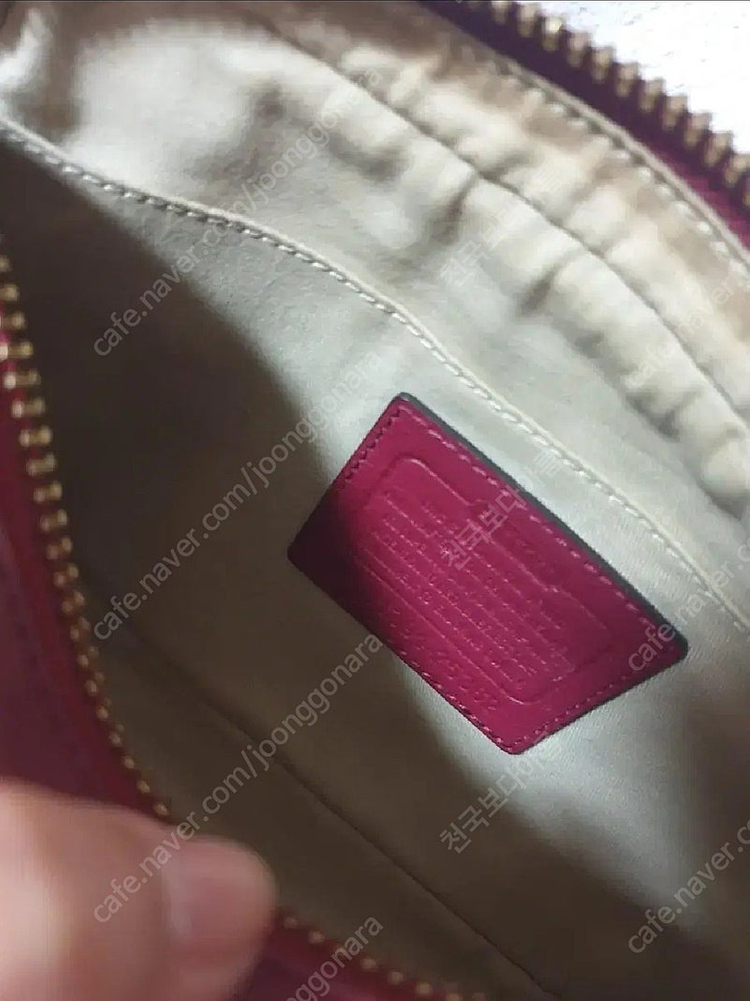 정품 코치 레거시 플라이트백 체인 크로스백--8