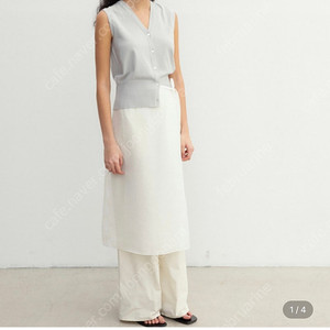 모노하 sheer wrap skirt