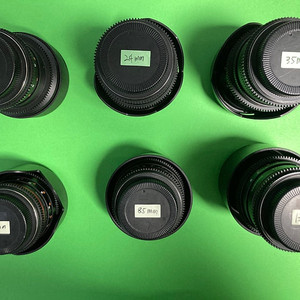 삼양 vdslr 렌즈 6구 셋트로 팝니다. 14mm 24mm 35mm 50mm 85mm 135mm