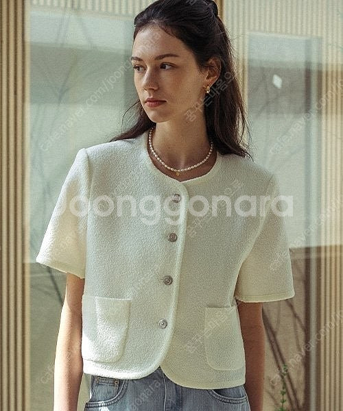 연애남매 세승 착용 틸아이다이 하퍼 라인 트위드 자켓--0