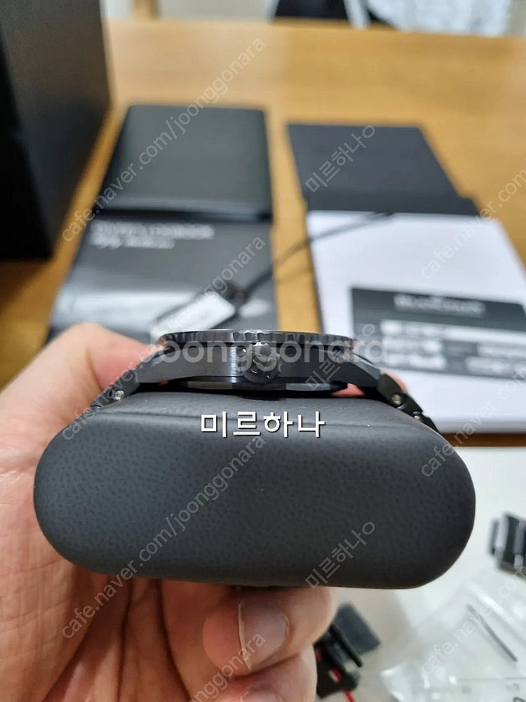 블랑팡 바티스카프 풀세라믹 블루다이얼--2