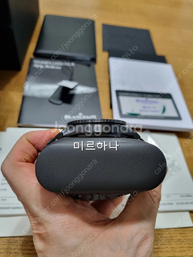 블랑팡 바티스카프 풀세라믹 블루다이얼--3