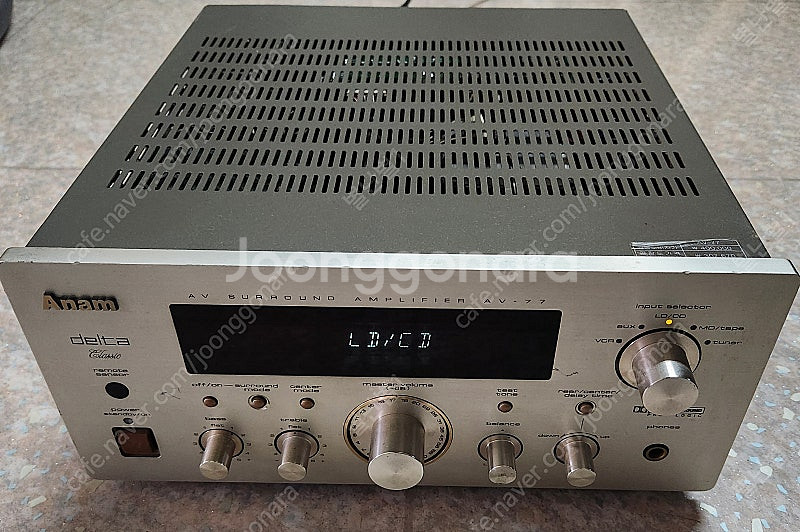 아남 av-77 앰프 판매--2