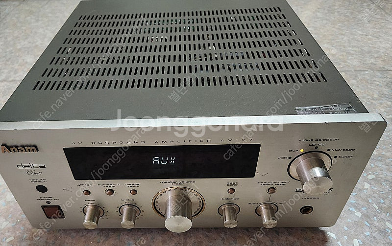 아남 av-77 앰프 판매--5