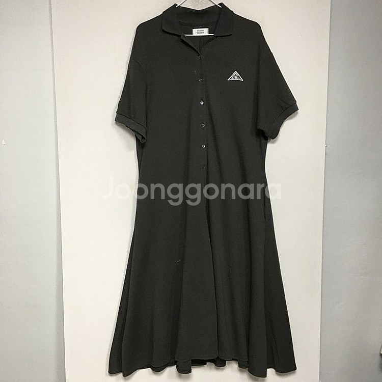 스튜디오톰보이 플레어 셔츠 롱 원피스 F--0