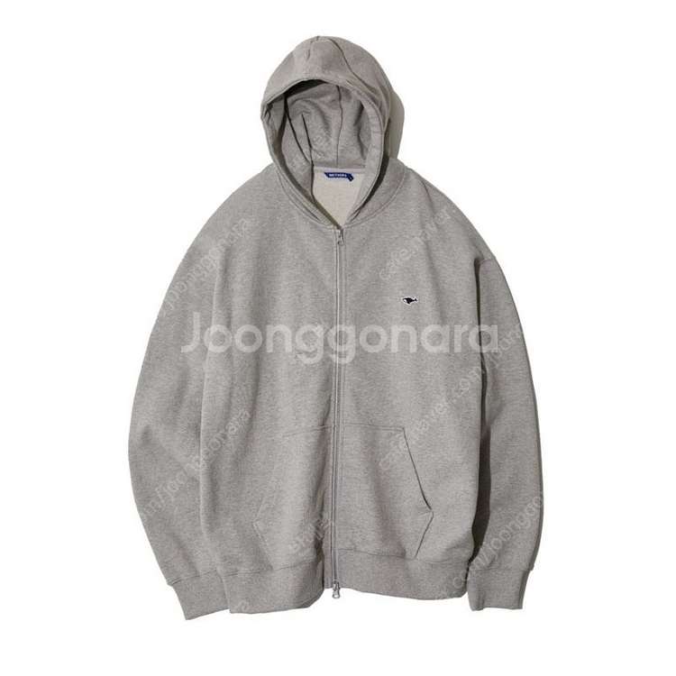 네이더스 후드 후디 집업 멜란지그레이 4 100 회색 ...--0