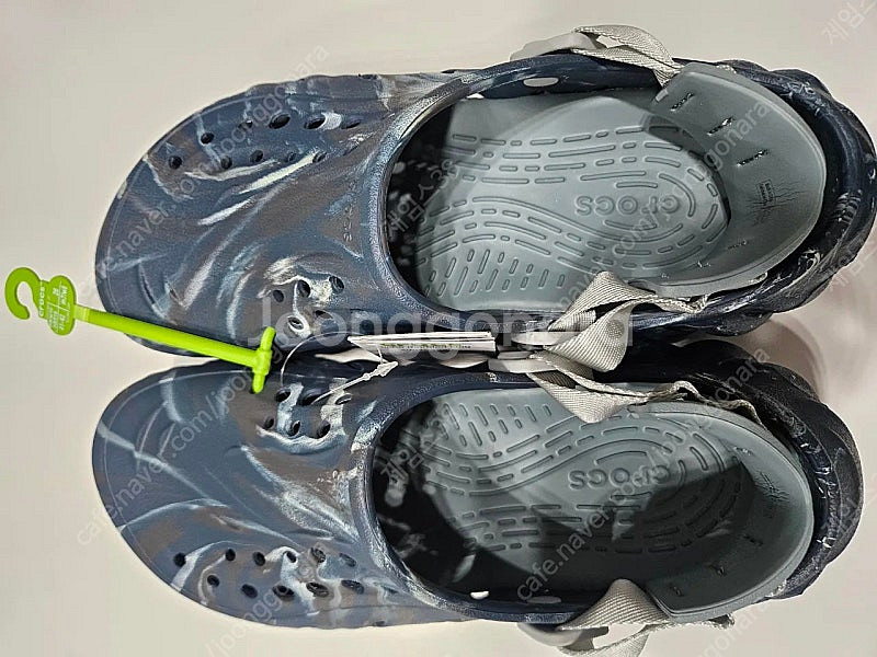 남성 크록스 에코클로그 마블 정품 새거 260 270 280mm 아쿠아슈즈 샌달 슬리퍼 캠핑슈즈 병원신발--1