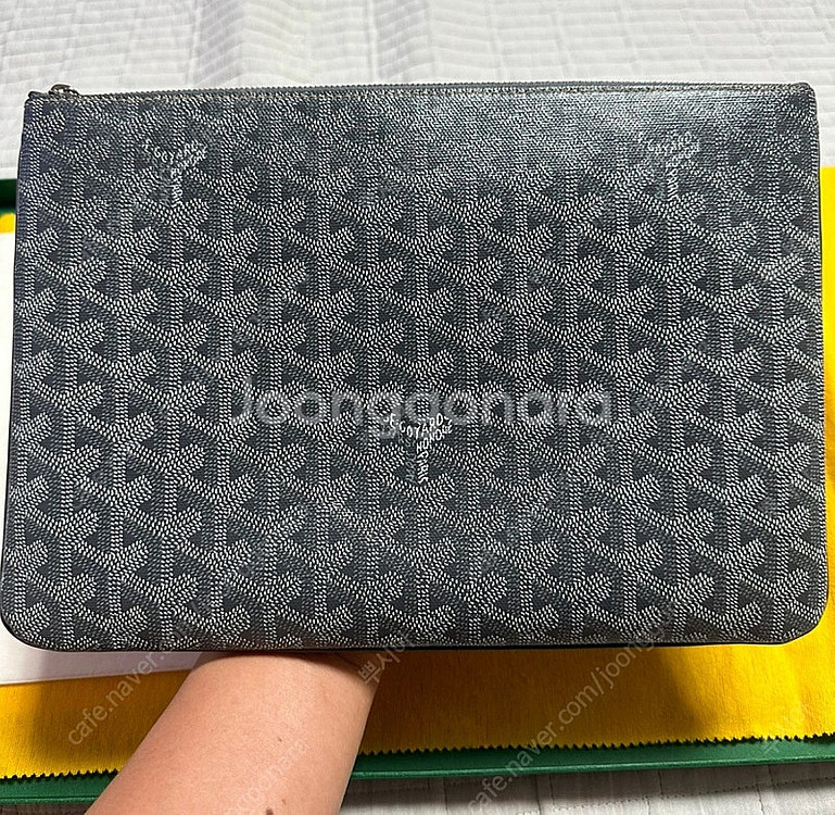 고야드 클러치 MM 그레이--0