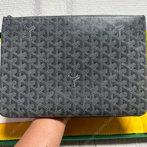 고야드 클러치 MM 그레이
