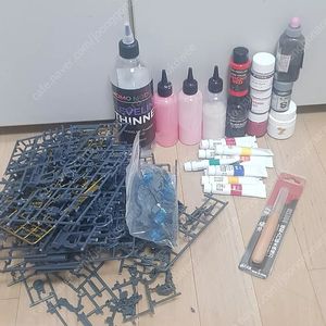 패널라이너 , 도료 , 정크 일괄 건담 건프라 프라모델 도색 도구 도료 락카