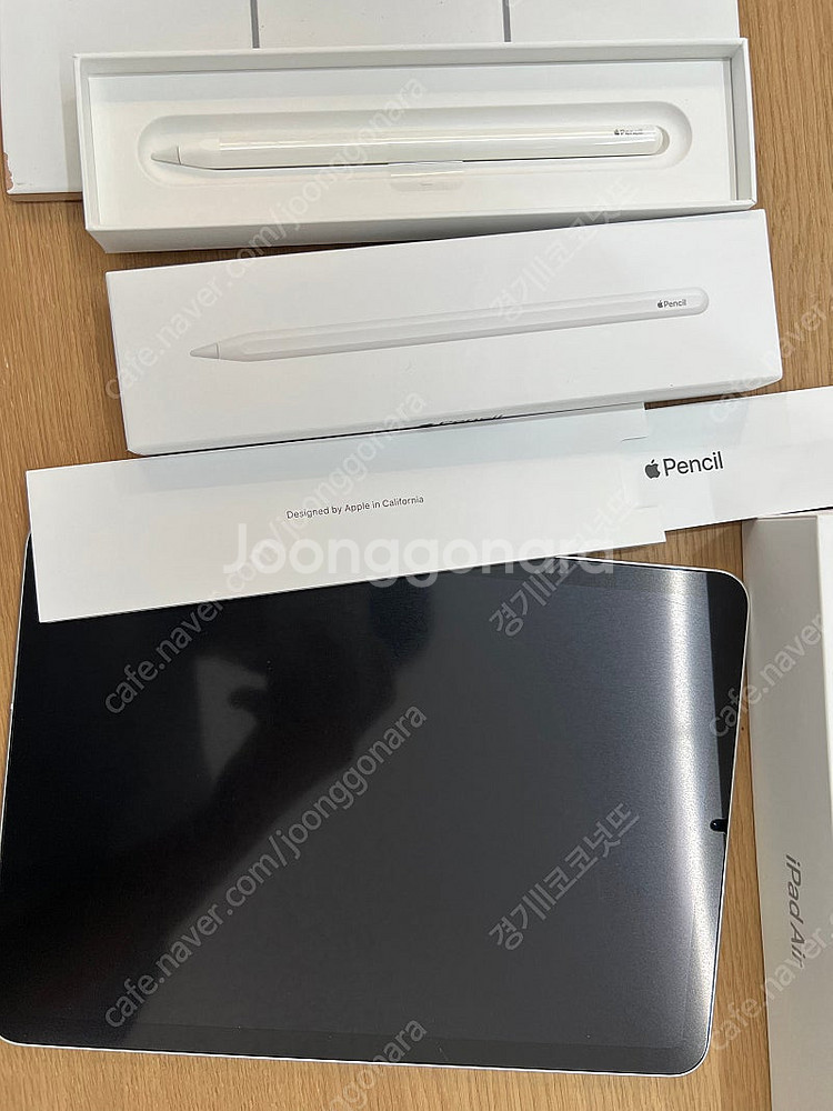 아이패드 에어4 실버 64GB + 펜슬--4