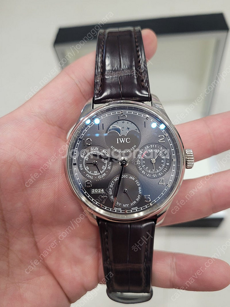 IWC 포르투기저 퍼페츄얼캘린더 ppc 화이트골드--0