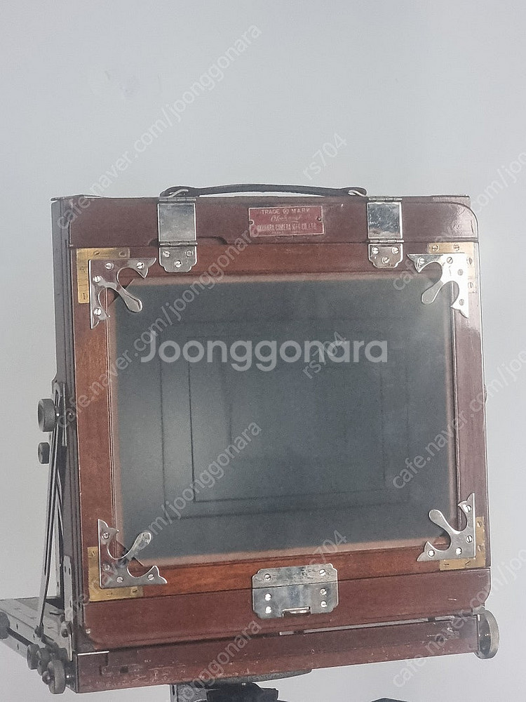 일본 오쿠하라 빈티지 목재 대형 카메라--4