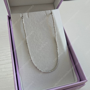 골든듀 비올라 18k 체인 화이트골드