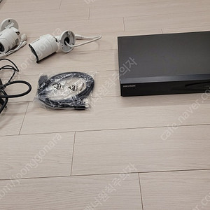 A급 중고) hiksion 풀세트 판매 (500만 화소 POE CCTV 카메라 2대 + POE 녹화기)