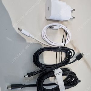 택배포함 금액 삼성 초고속 Cto C PD충전기 25w + 삼성 정품케이블1.2m + 삼성 정품2m + C타입 긴선연결케이블2m