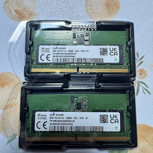 노트북 램 ddr5 5600 16기가(8g x 2) 하이닉스 정품