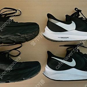 호카 본디 6 275 , 나이키 줌 윈플로 AQ7497-001 280