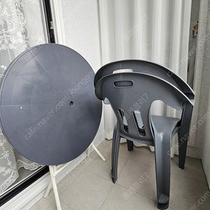 야외 테이블 의자2 팝니다