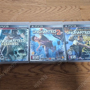 PS3 플스3 언차티드 1, 2, 3 시리즈 판매합니다