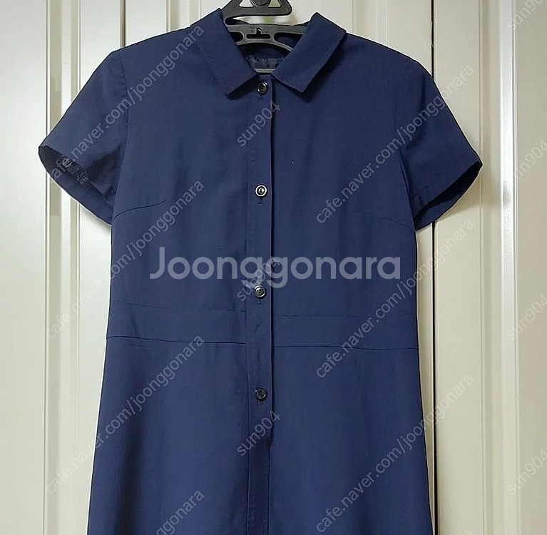 한섬 SJSJ 여름원피스55 네이비색--1
