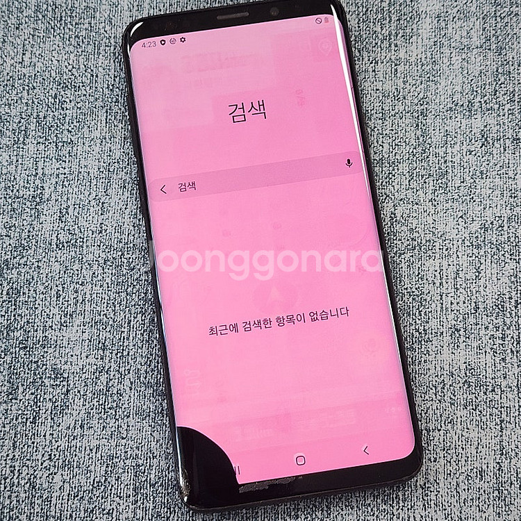갤럭시 S9플러스 블랙 256기가 터치정상 가성비단말기...--3