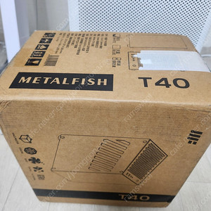 metalfish t40 화이트 케이스 +3.0 라이저케이블