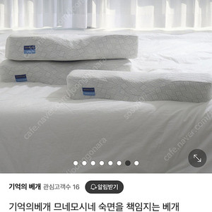 기억의베개 므네모시네 숙면베개