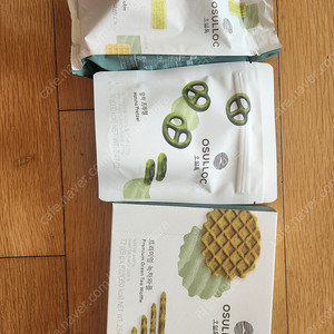 오설록 그린티 웨하스, 말차 프레첼, 녹차 와플