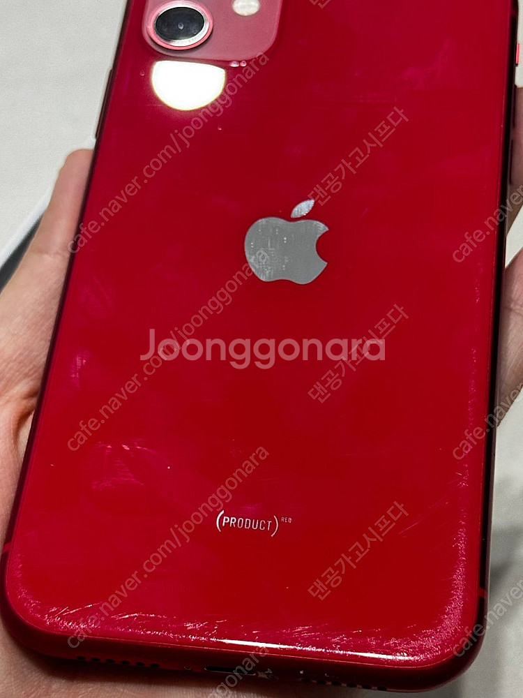 아이폰 11 product red 128기가--6